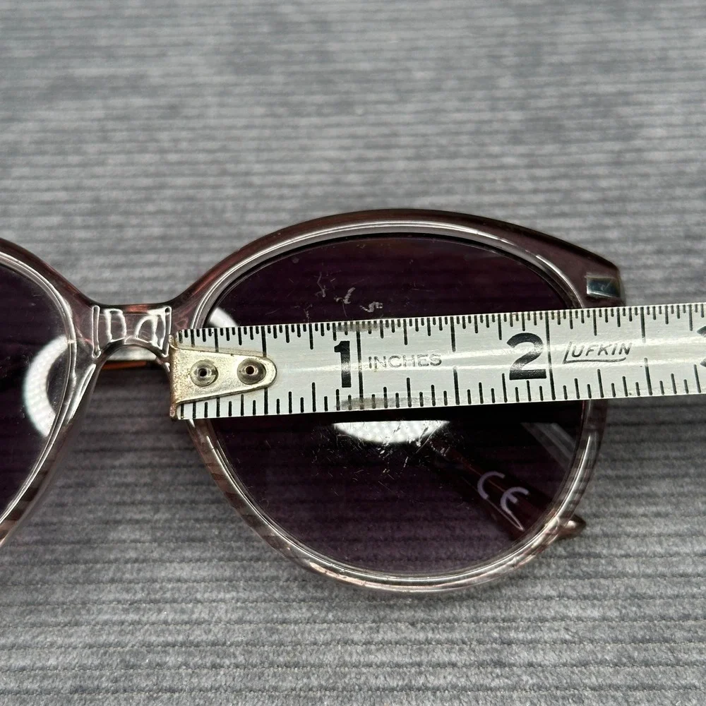 Revlon Sunglasses Mauve Translucent Oversized Gradient Lens OL0817 RVN 5C MCV
